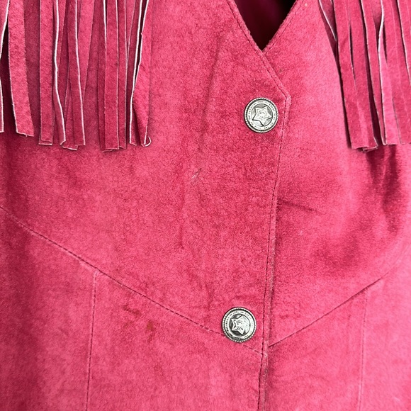 Vintage Tillman suede vest with fringe - Picture 6 of 8